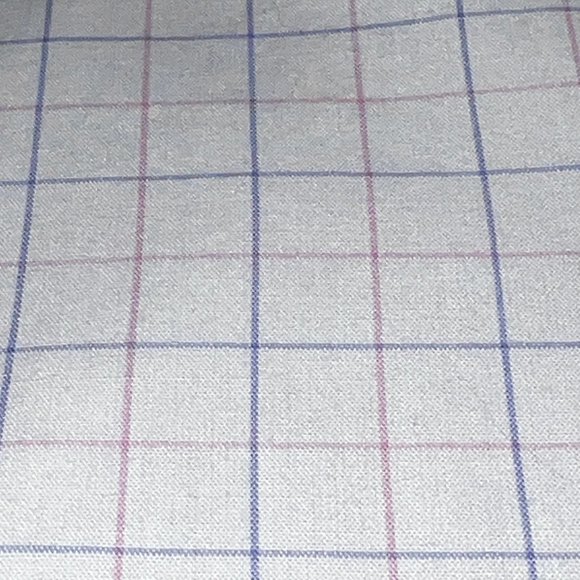Ralph Lauren Yarmouth 100% Cotton White Pink Blue Windowpane Shirt 16 or… - Picture 4 of 8